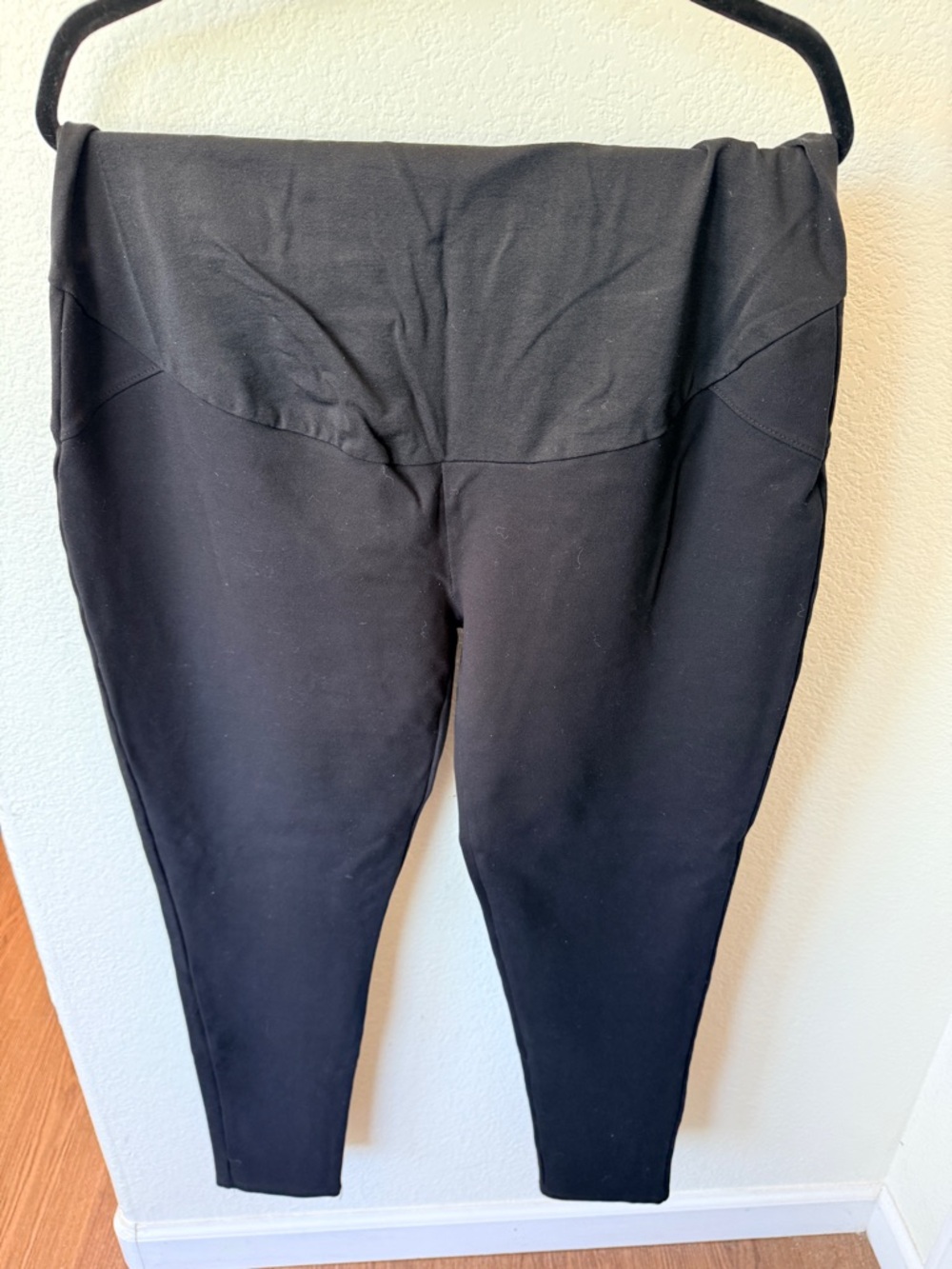 Maternity Black Ponte Leggings